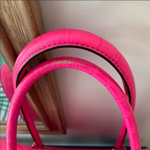 Kate Spade Hot Pink Leather Bag - Picture 10 of 11